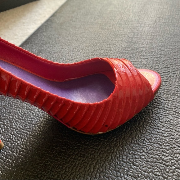 NEW MIU MIU PEEP TOE PUMPS - Picture 5 of 5